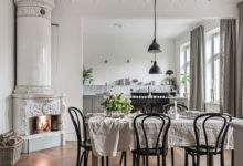 Фото - Красивая скандинавская квартира с классическими деталями в Мальмё