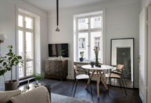 Фото - Простой, но приятный и стильный интерьер угловой квартиры в Швеции (51 кв. м)