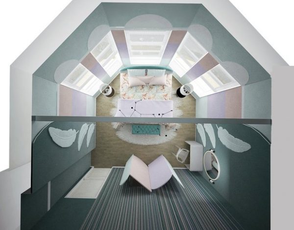Фото - Спальня с большими окнами и романтичной атмосферой