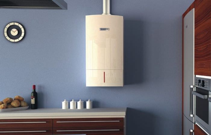 Стильно вписываем газовый котёл на кухне — интересные креативные идеи дизайна